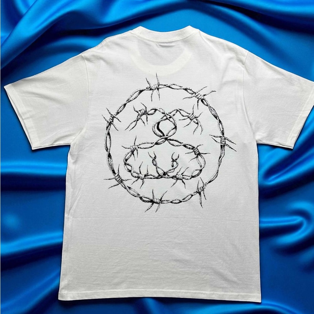 🌟Stussy White Short Sleeve Tee 🌟with Graphic Design